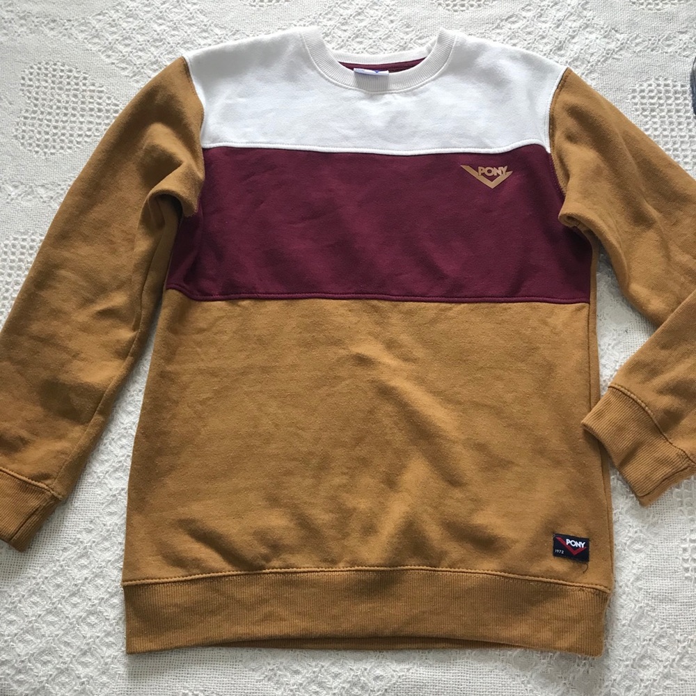 Kids Pony Colorblock Crewneck L (14/16)